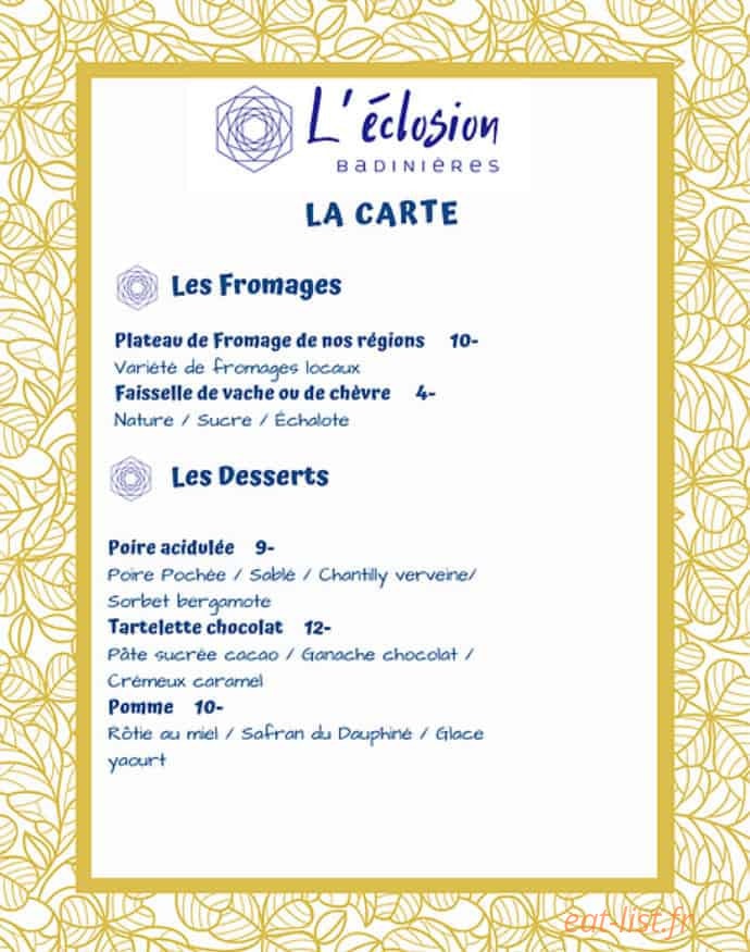 L'éclosion badinières — carte page 2