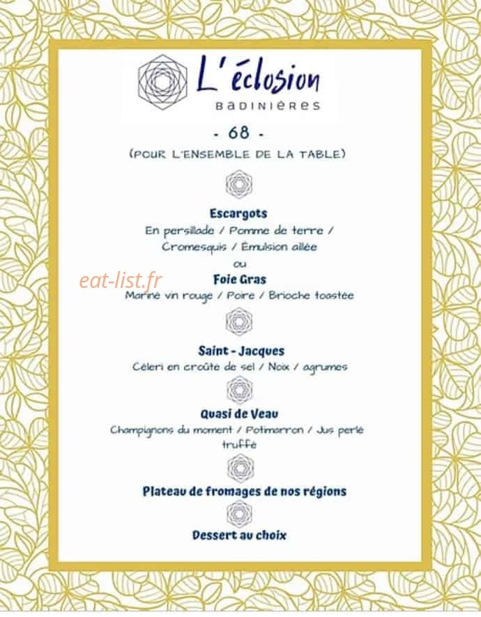 L'éclosion badinières — carte page 6