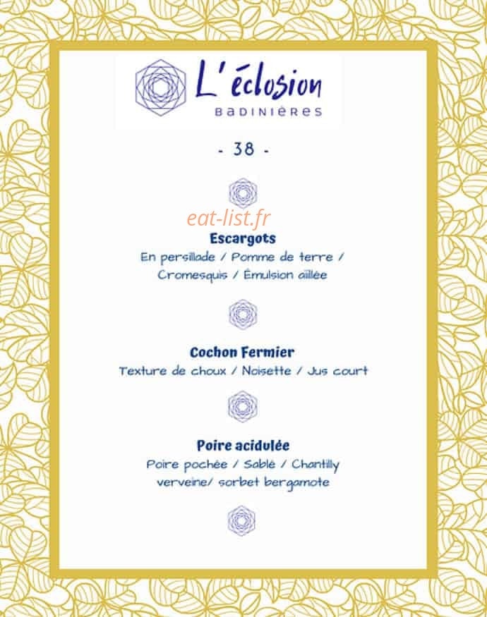 L'éclosion badinières — carte page 3
