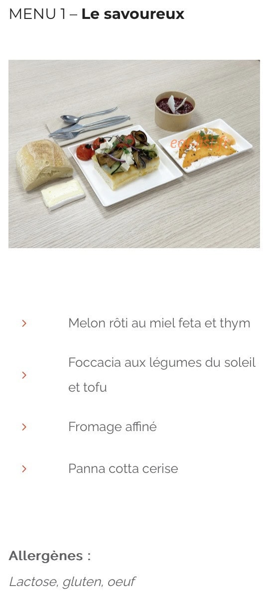 Ke C'est Bon — carte page 3