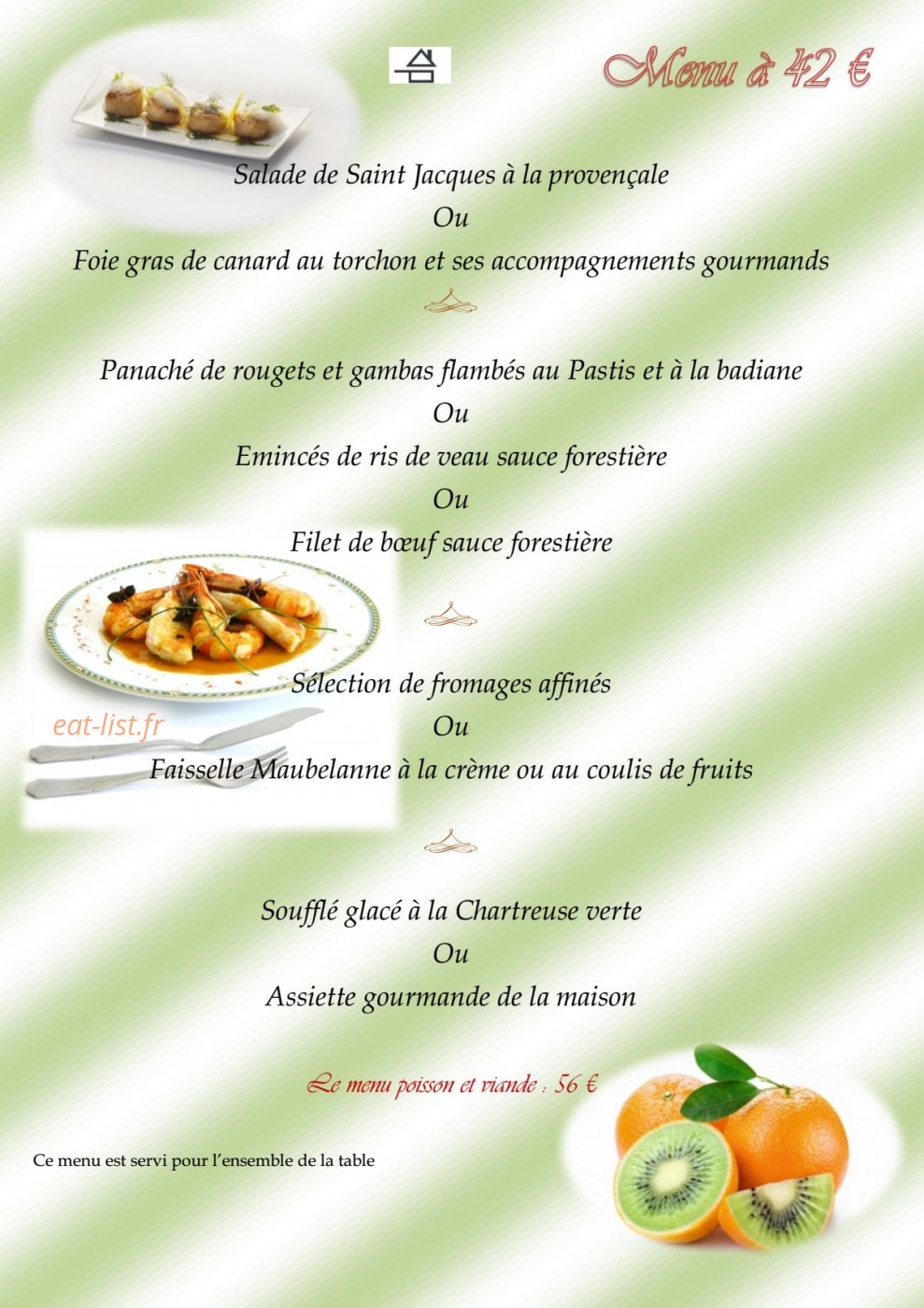 Le Vieux Pressoir — carte page 3