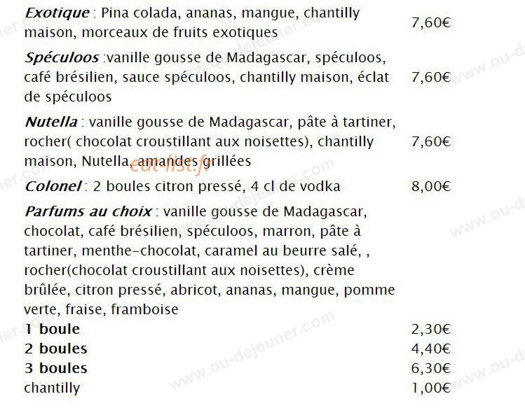 Gaïa Café — carte page 6