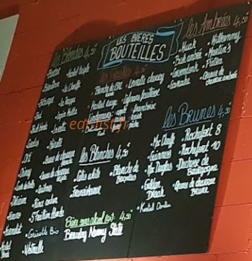 My Beers — carte page 1