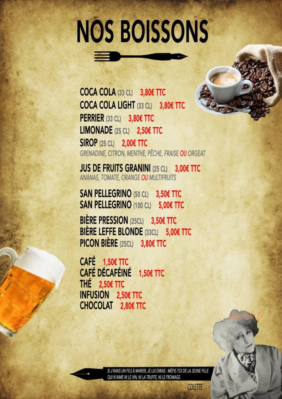 Le Paragraff — carte page 8