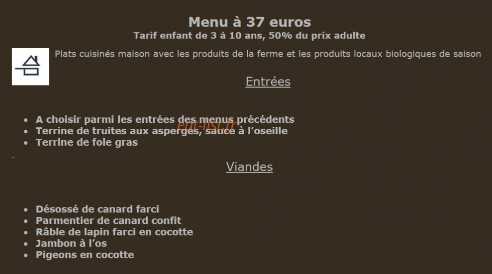 Ferme des Charrières — carte page 6
