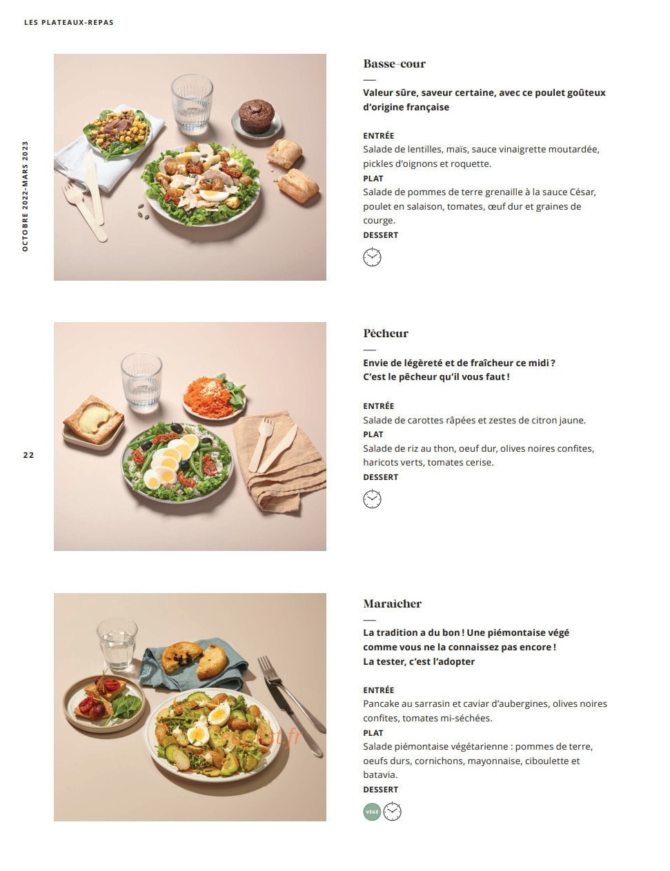 Class'croute — carte page 20