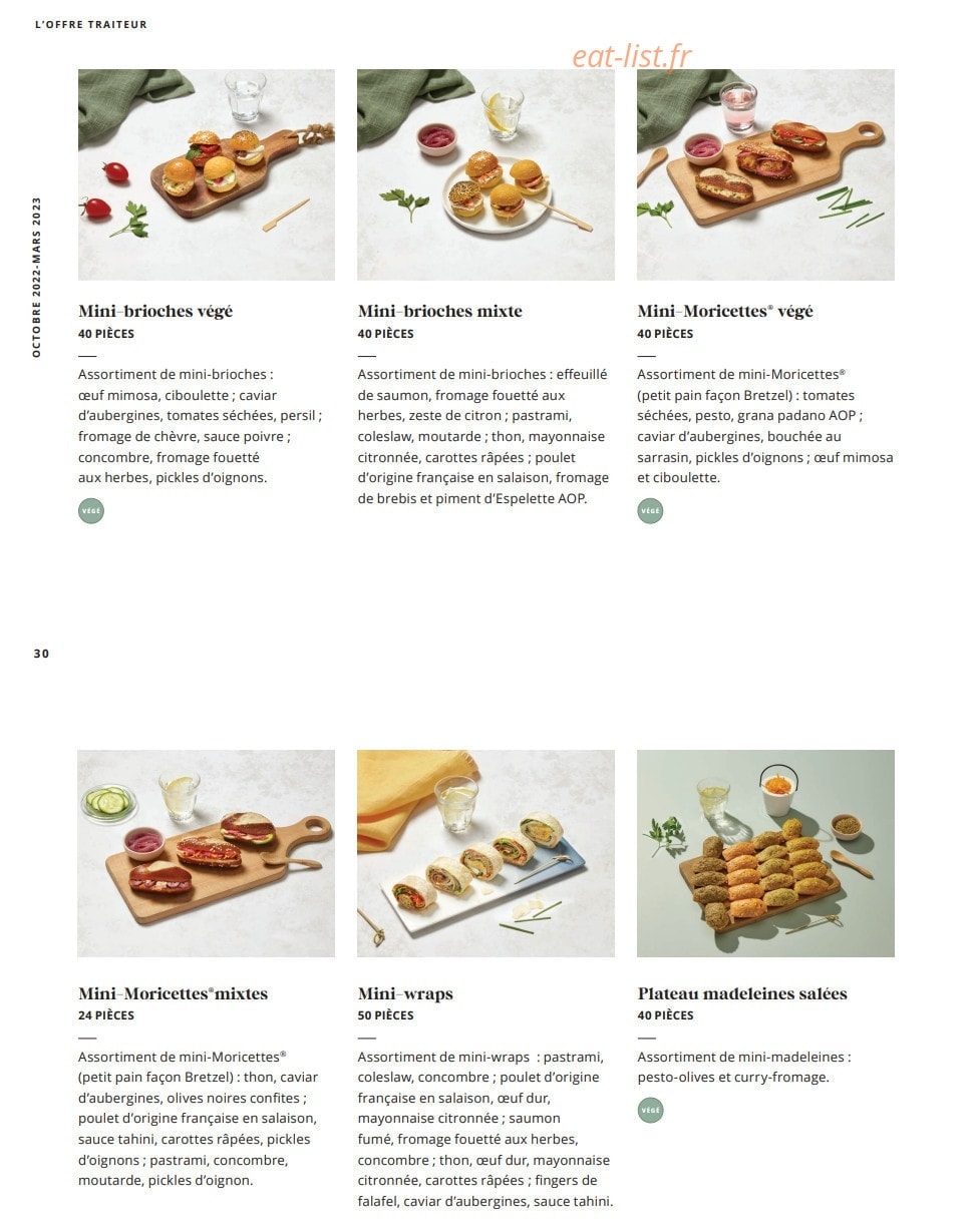 Class'croute — carte page 28