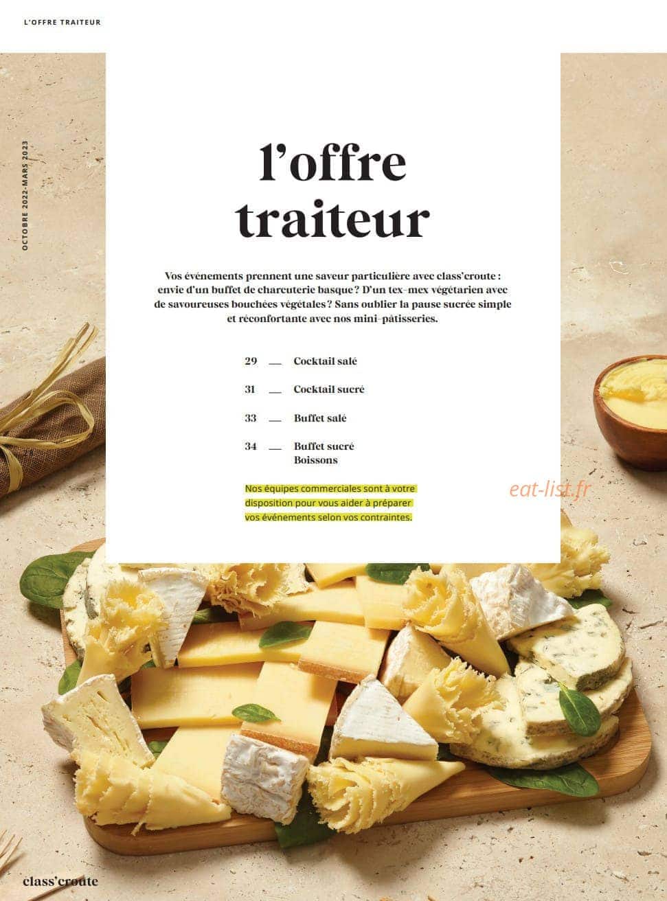 Class'croute — carte page 26