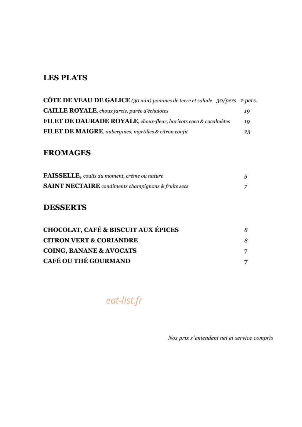 Le garage — carte page 7