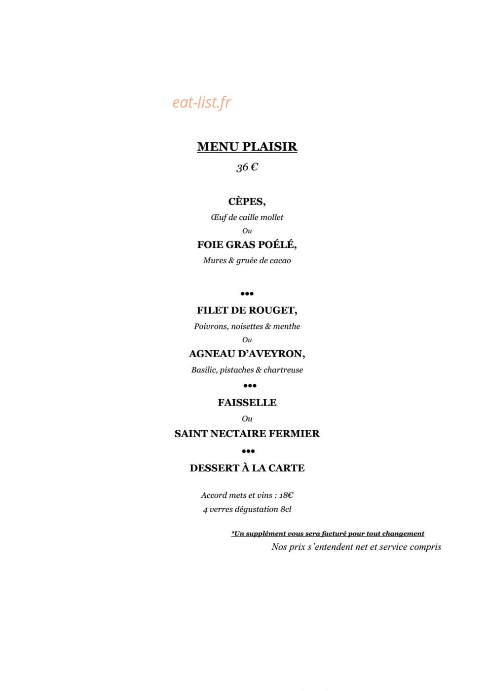 Le garage — carte page 4