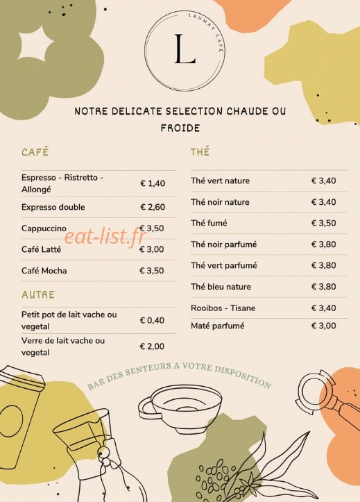 Laumay Café — carte page 3