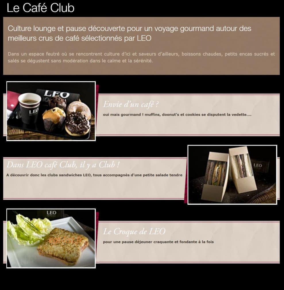 Leo Resto — carte page 6