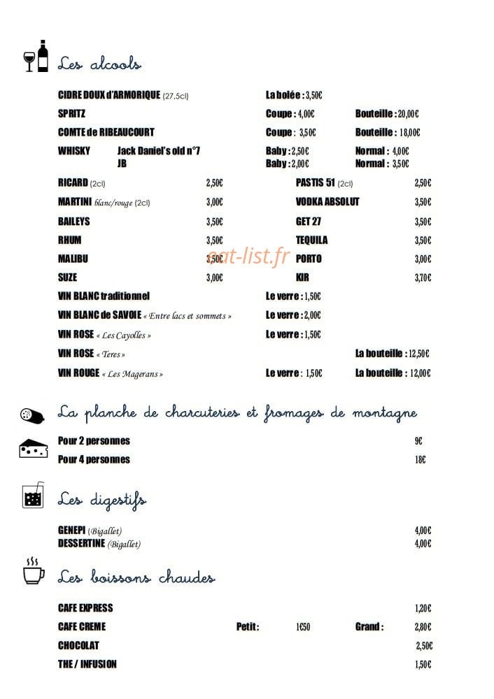 Chez Noute — carte page 2
