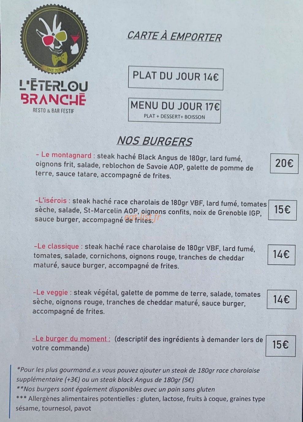 L’éterlou branché — carte page 1