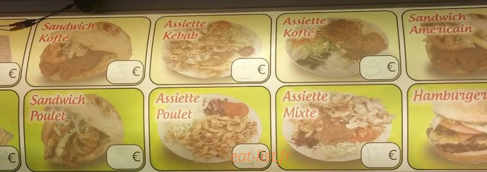 Kebab des Alpes — carte page 1