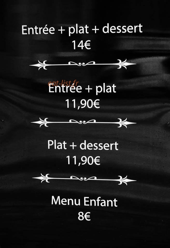 La Cantine Des Tontons — carte page 1