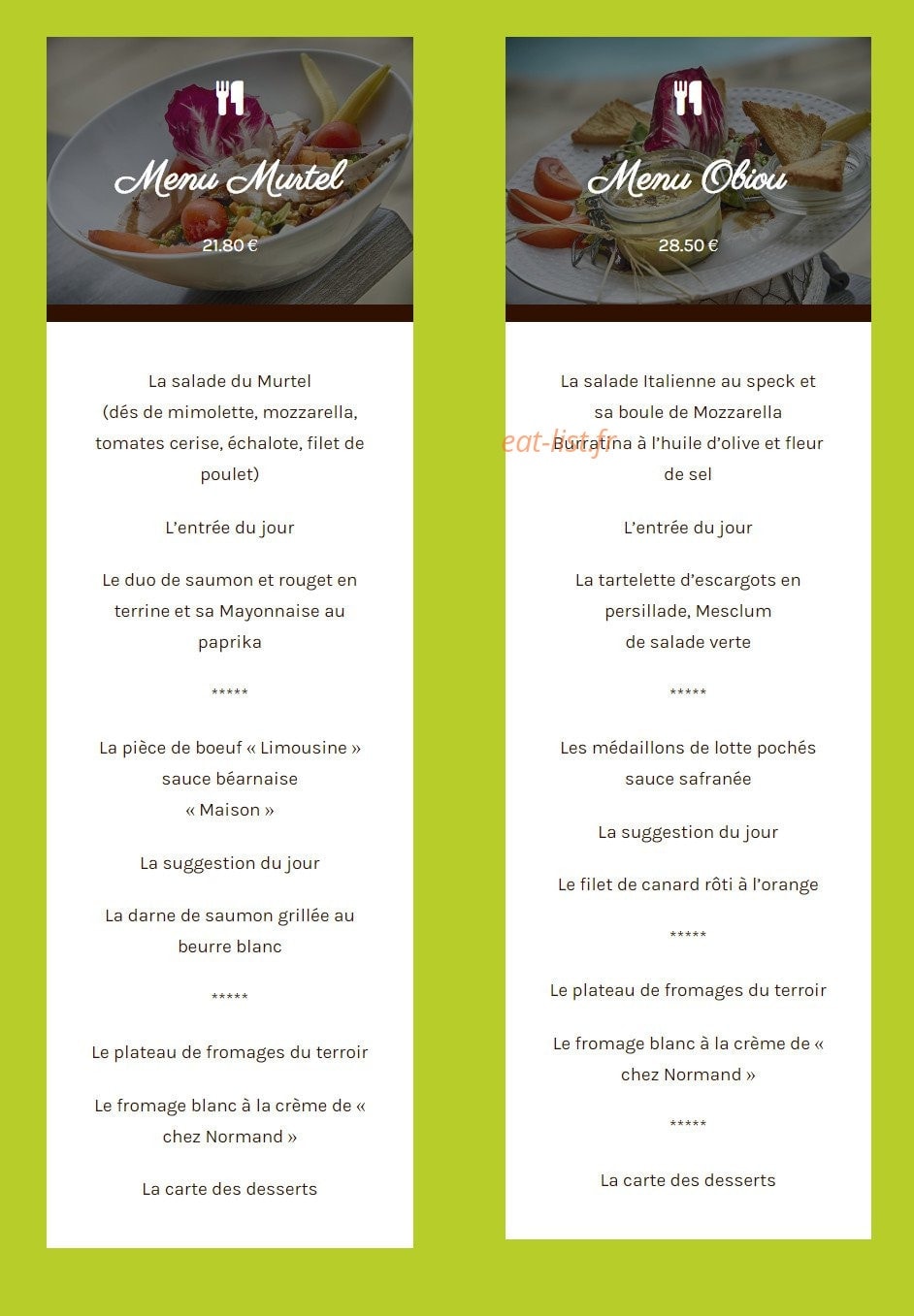 Le Murtel — carte page 2