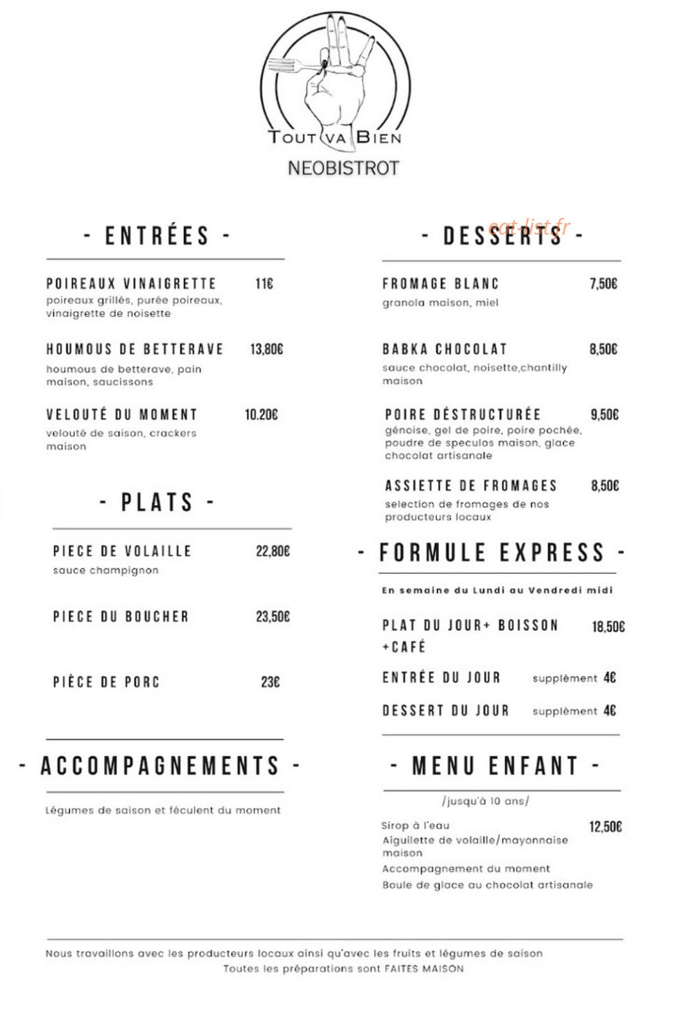 Tout va bien — carte page 1
