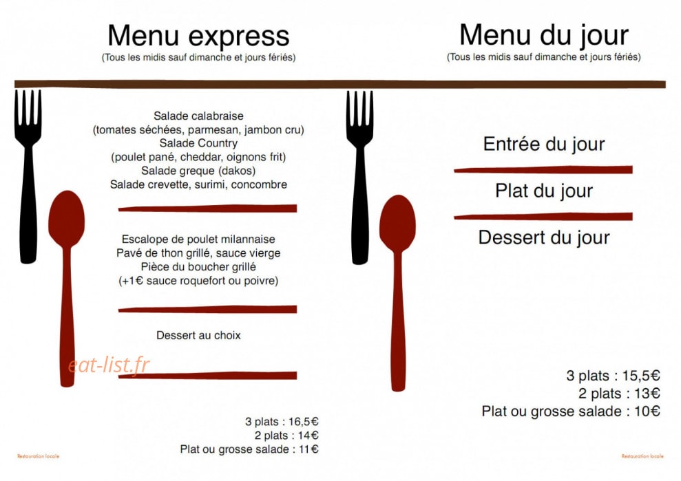 La Clé des Champs — carte page 5