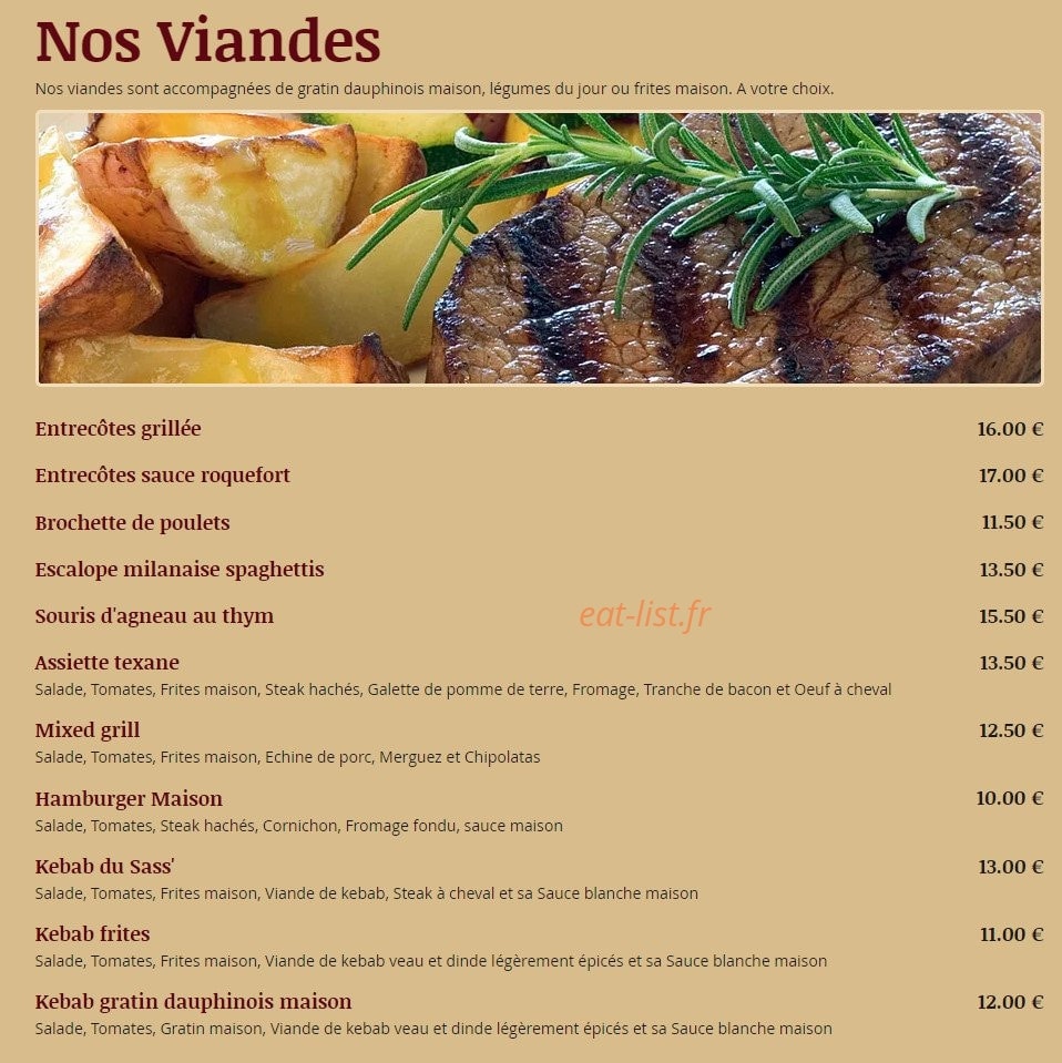 Le Sass' — carte page 4