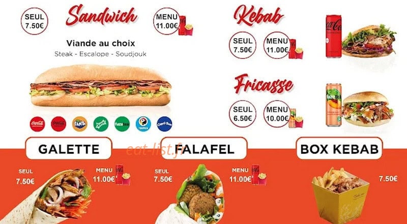 M'tacos — carte page 1
