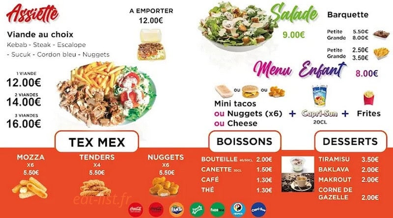 M'tacos — carte page 2