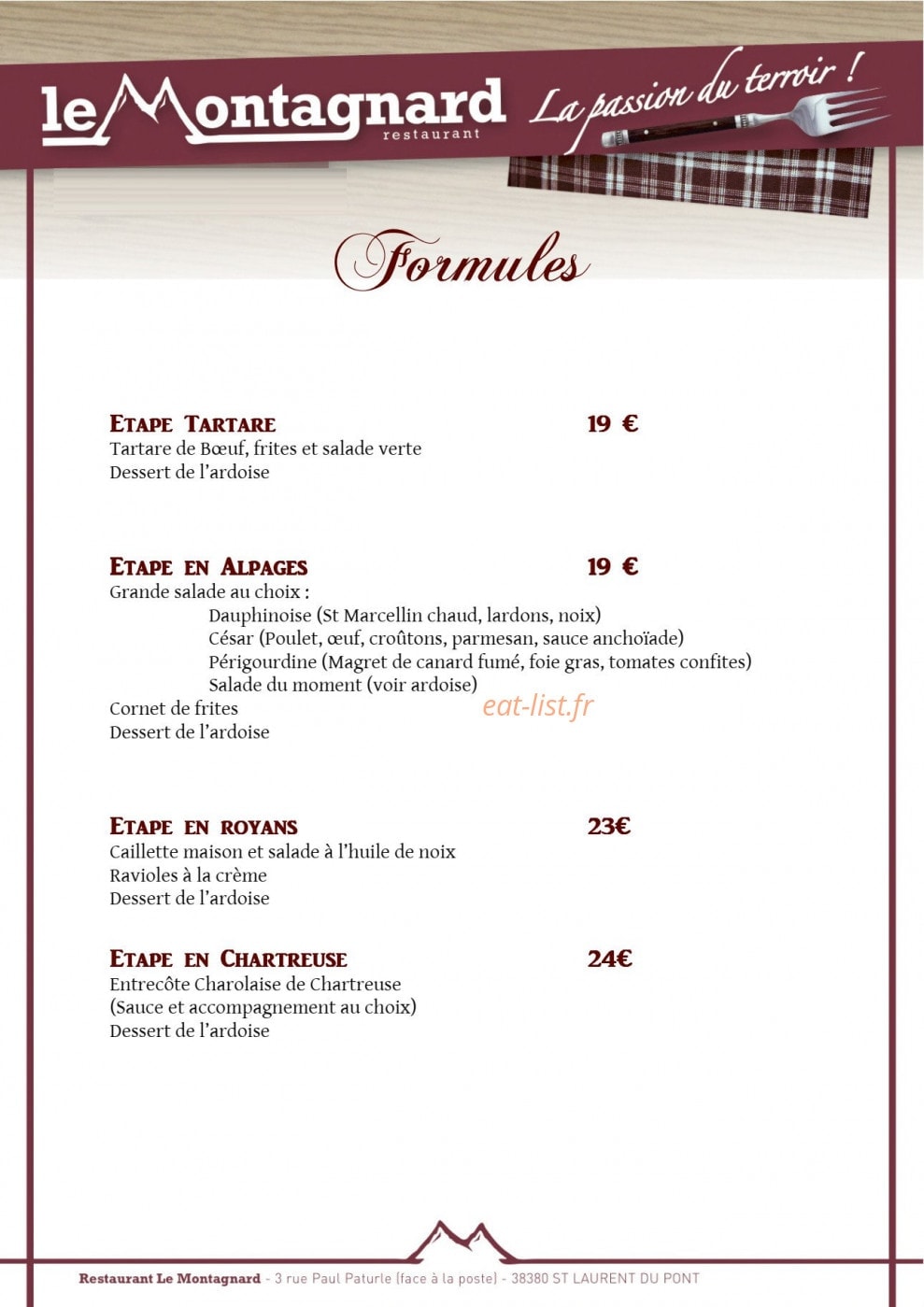 Le Montagnard — carte page 5