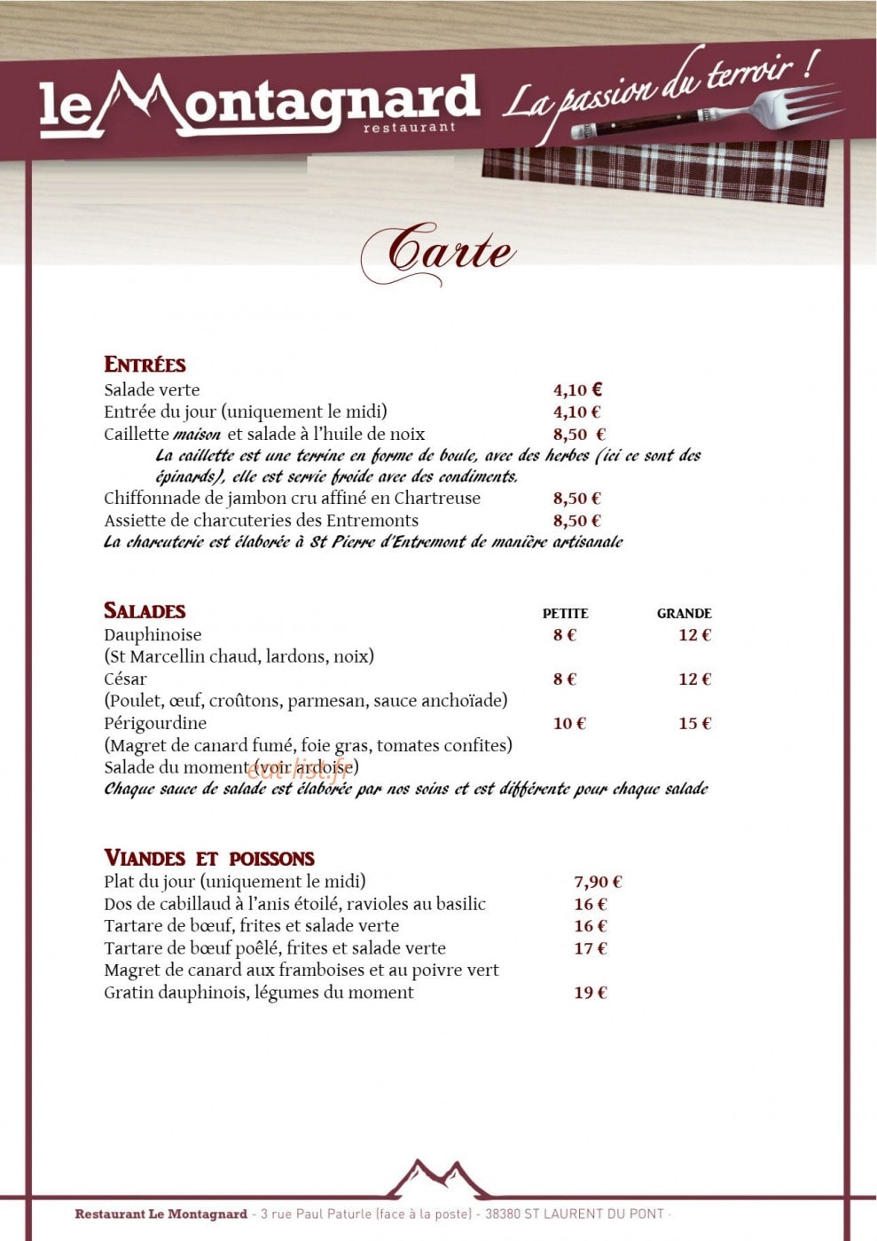 Le Montagnard — carte page 3