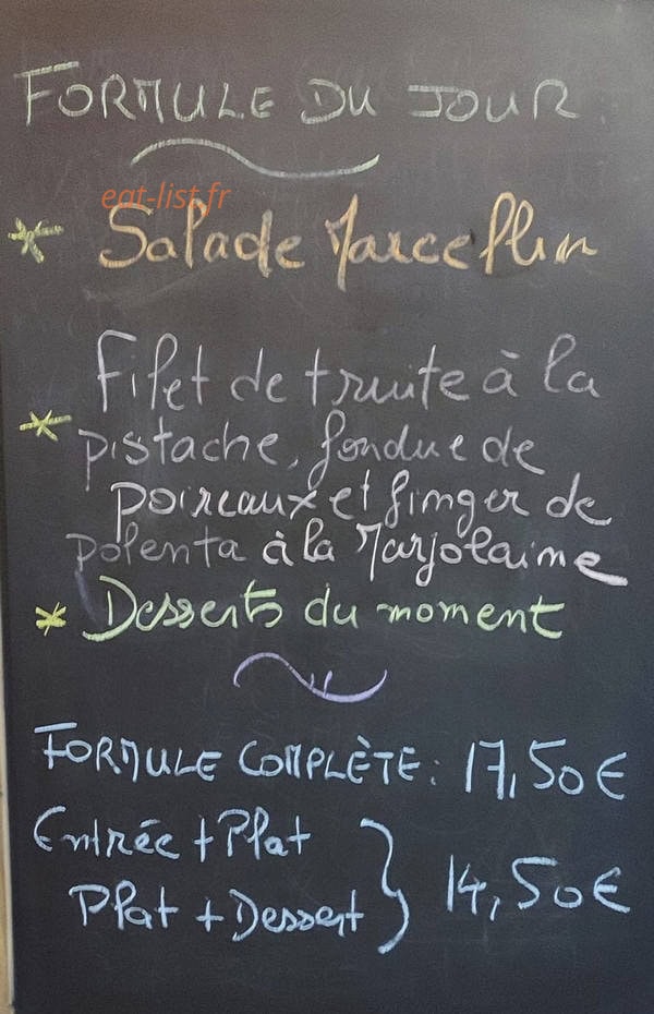De la cuche à l’assiette — carte page 1