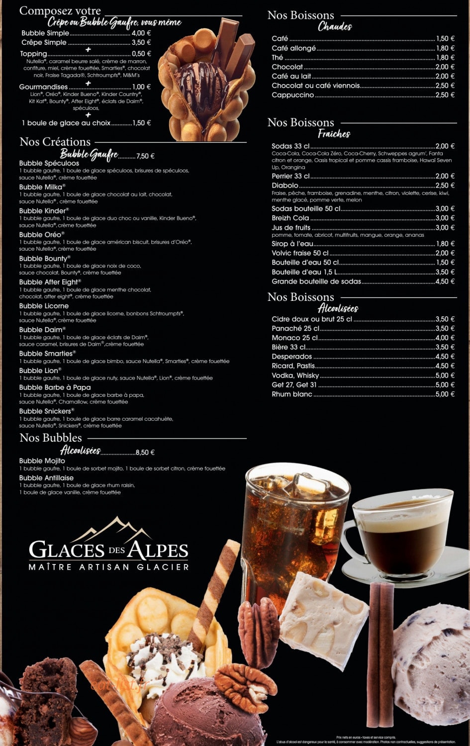 L' A Vallée Gourmande — carte page 2