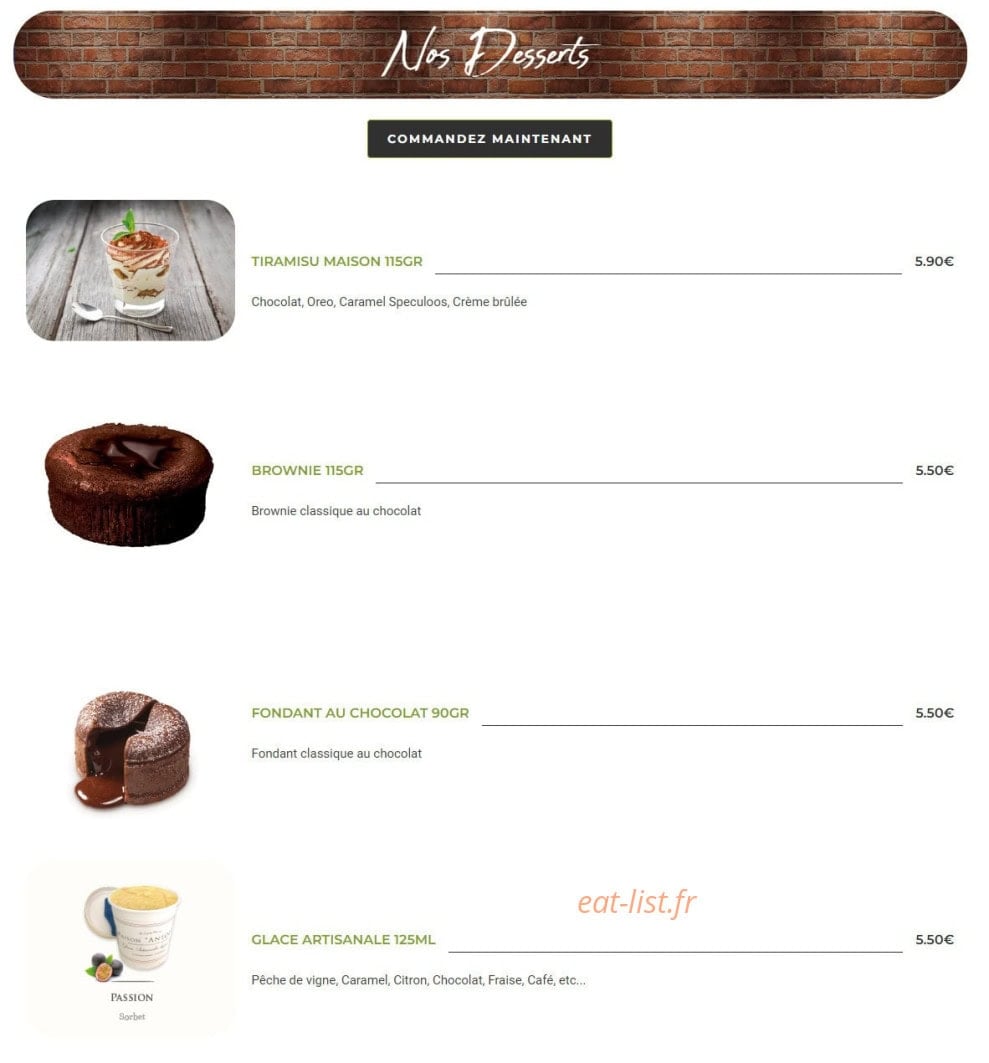 Fuoco pizzas — carte page 10