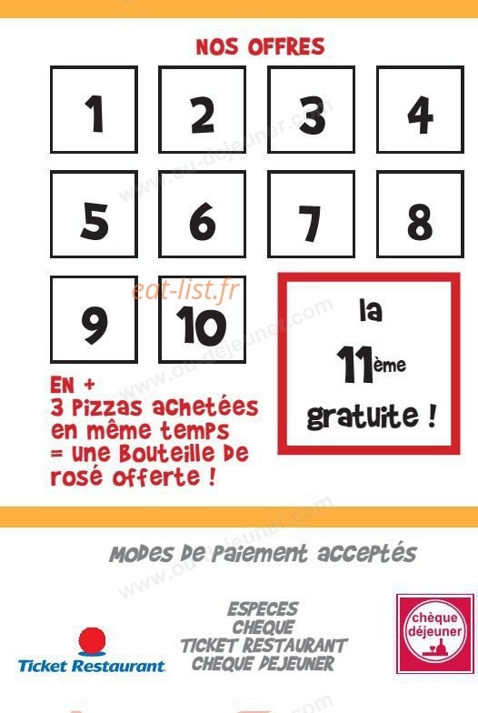 La tour 2 pizz — carte page 5