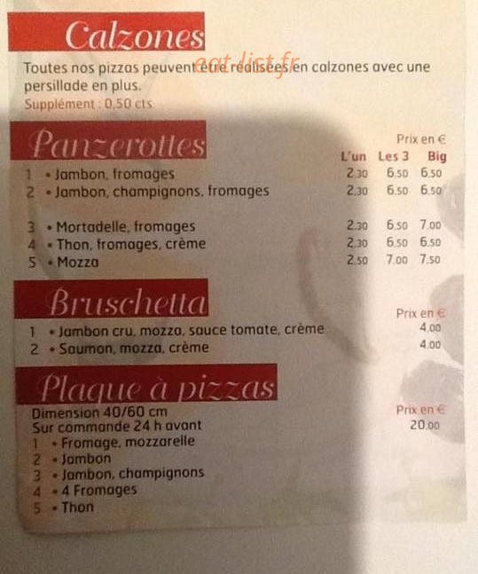 Le Napoli — carte page 3