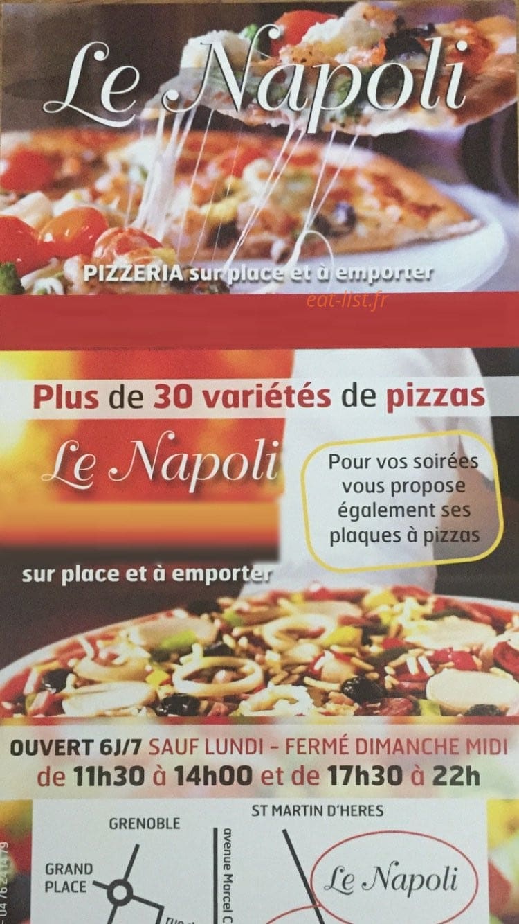 Le Napoli — carte page 1