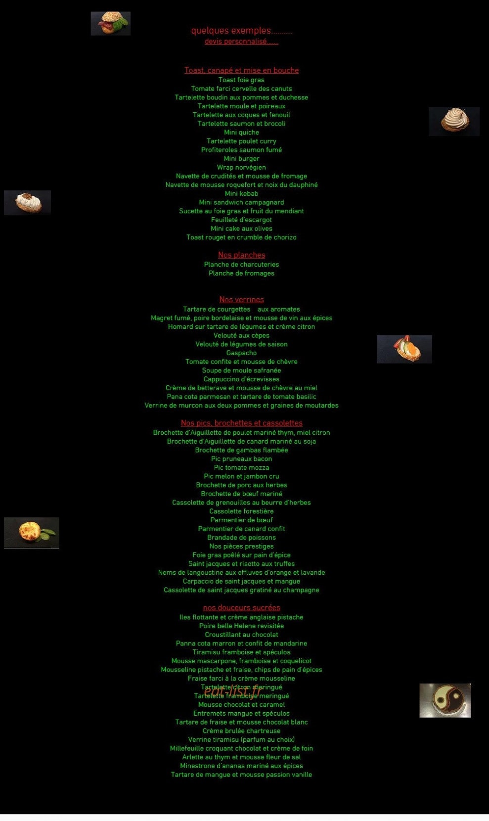 Mets Delys — carte page 2
