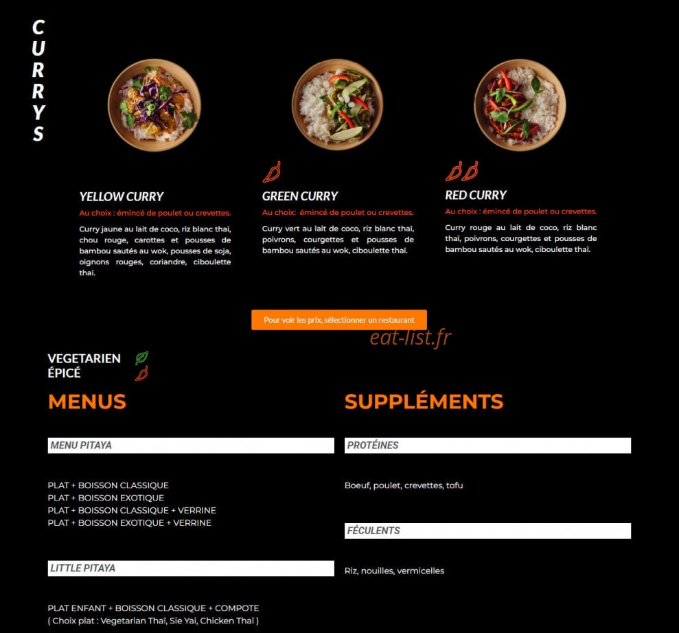 Pitaya — carte page 3