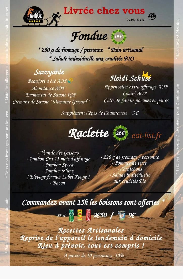 100% Fondue — carte page 2