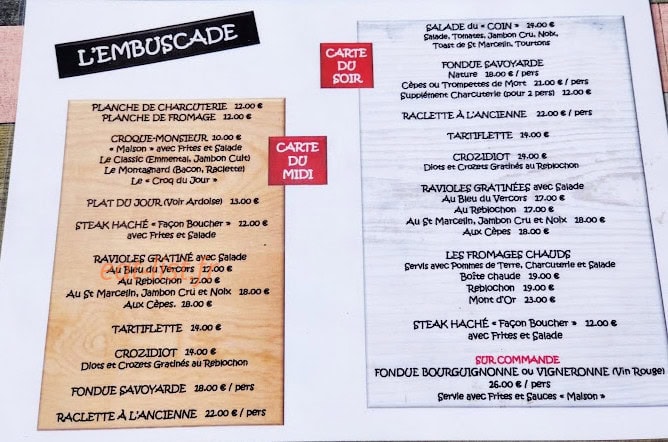 L'embuscade — carte page 1