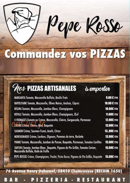 Pépé Rosso — carte page 1