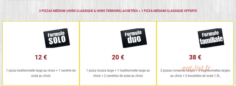 Top Pizza Burger — carte page 13