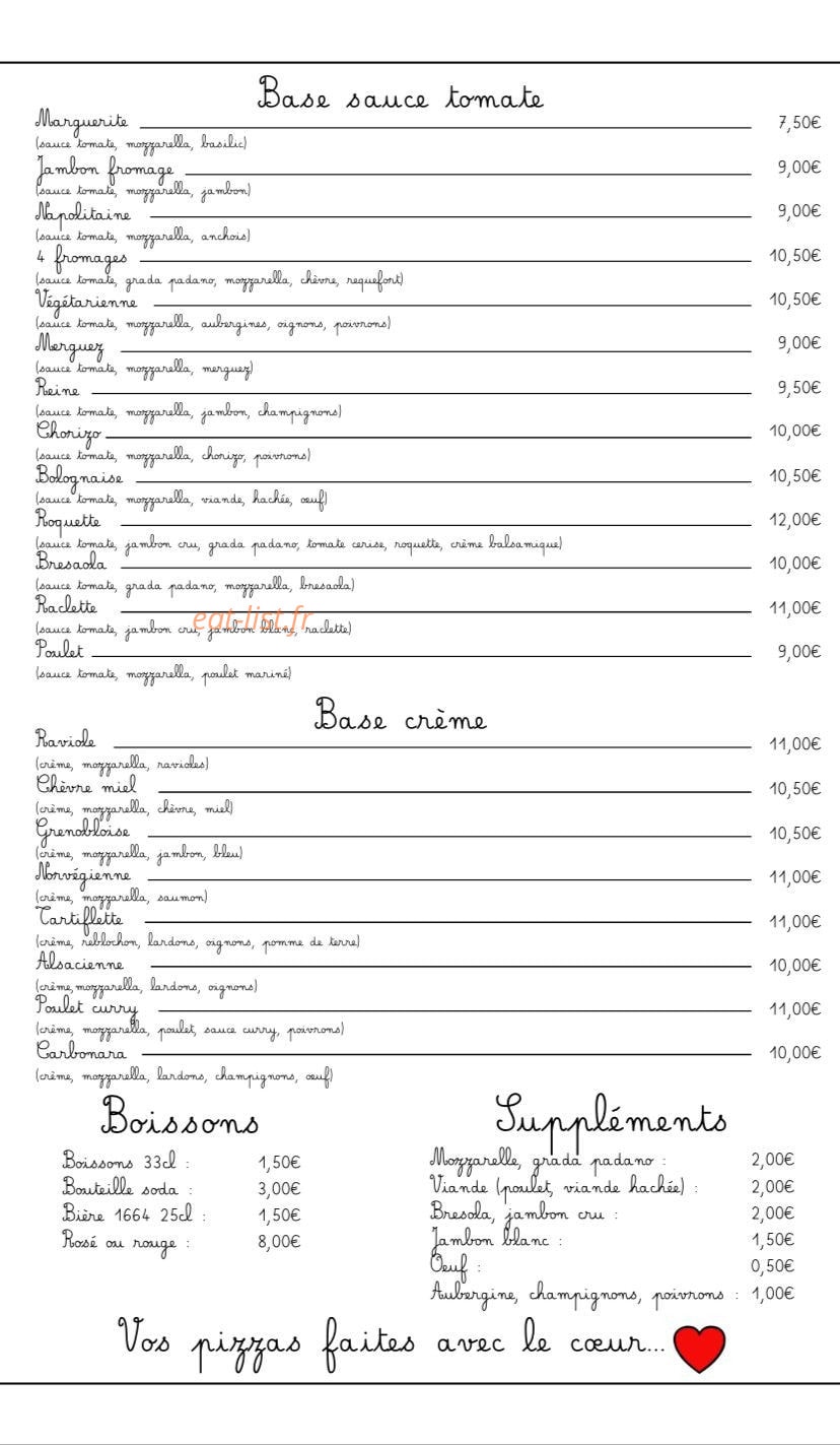 Casa Bianca — carte page 1