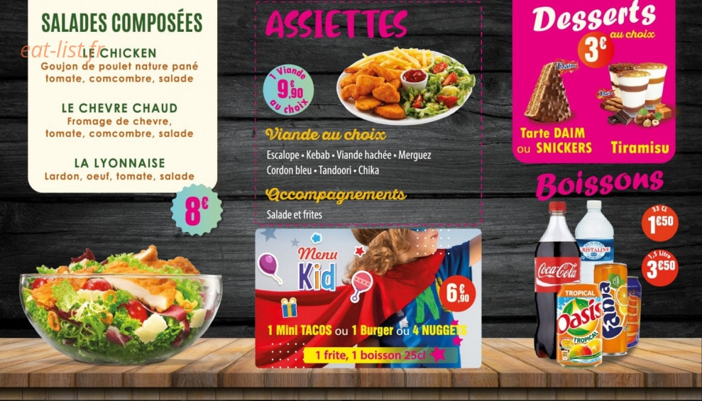Royal Tacos — carte page 4