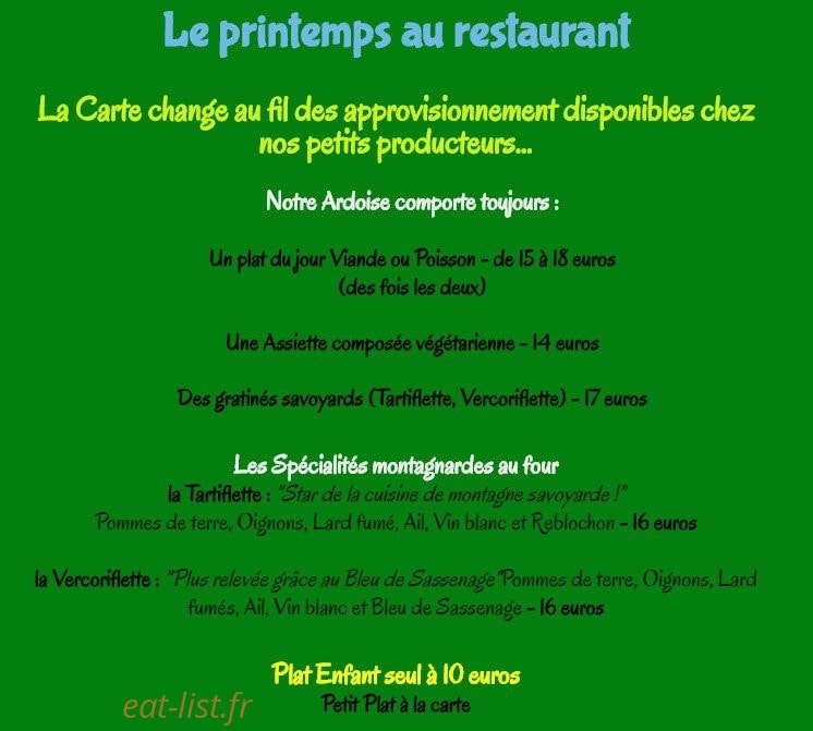 La Gelinotte — carte page 1