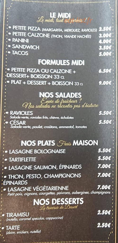 Officina Della Pizza — carte page 4