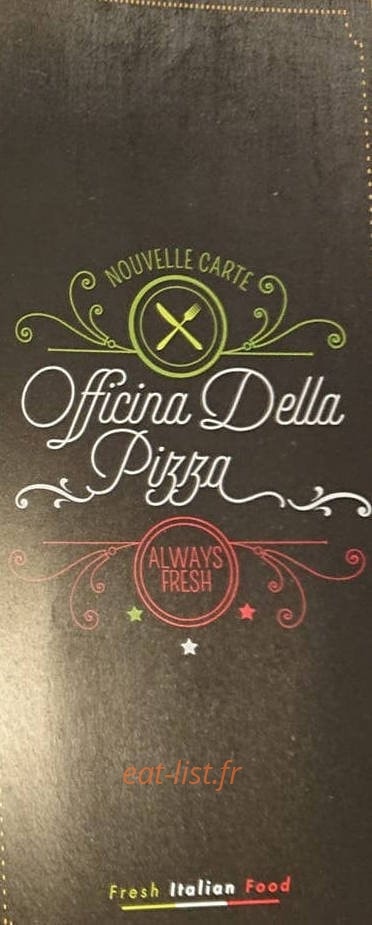 Officina Della Pizza — carte page 1