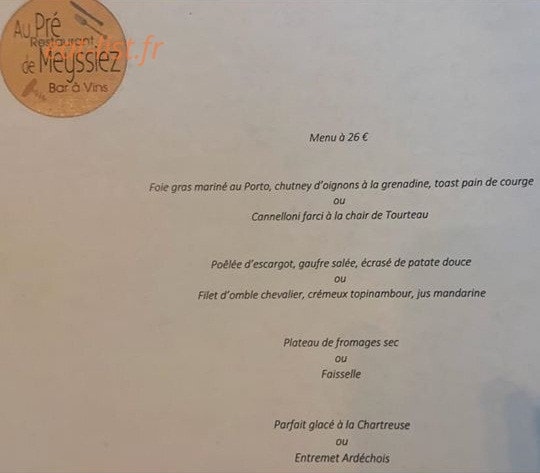 Au pré — carte page 1