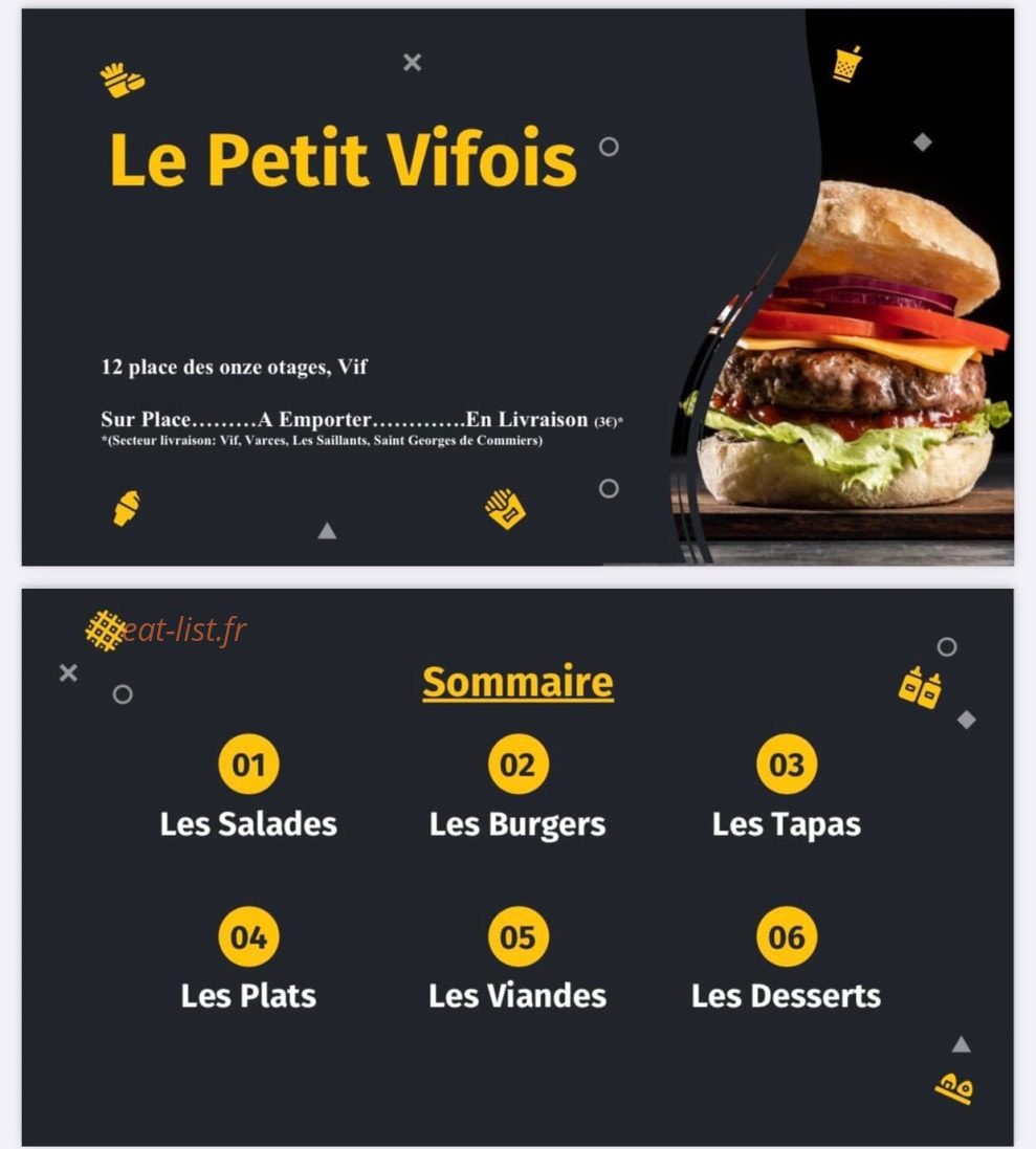 Le petit Vifois — carte page 1