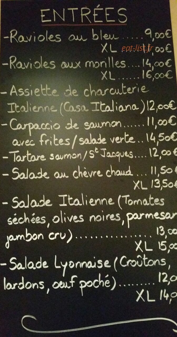 Les Pieds Sous La Table Viuz Menu Les pieds sous la table à Vif - menu et photos