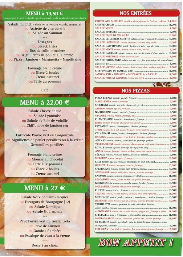La pizza emp' — carte page 2