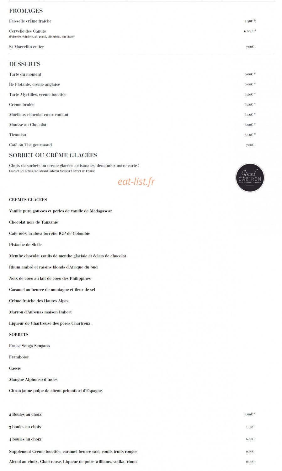 Les Terrasses des Augustins — carte page 4
